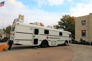 Blood drive trailor